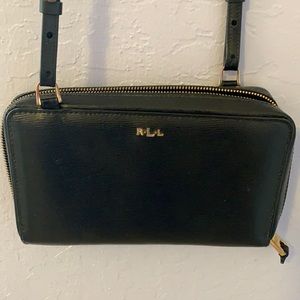 Ralph Lauren leather crossbody wallet